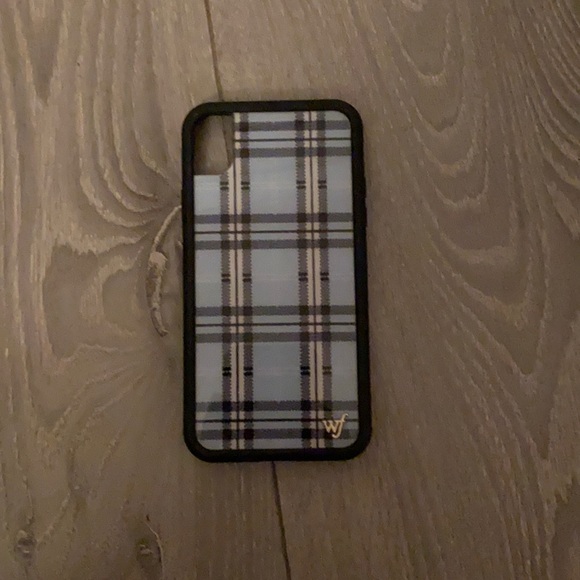 Wildflowers Other - Wildflower iPhone XR case Blue Plaid